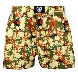 men's boxershorts with woven label EXCLUSIVE ALI - Men's boxer shorts REPRESENT EXCLUSIVE ALI SKULL CAMMO - R1M-BOX-0680S - S