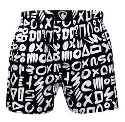 men's boxershorts with woven label EXCLUSIVE ALI - Men's boxer shorts REPRESENT EXCLUSIVE ALI KLINGON TYPO - R1M-BOX-0685S - S