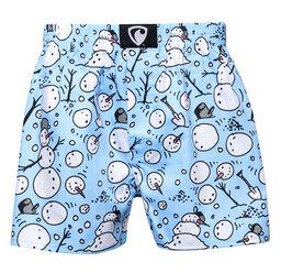 men's boxershorts with woven label EXCLUSIVE ALI - Men's boxer shorts REPRESENT EXCLUSIVE ALI SNOWMAN KIT - R1M-BOX-0687S - S