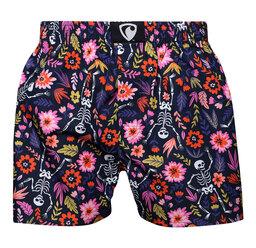 men's boxershorts with woven label EXCLUSIVE ALI - Men's boxer shorts REPRESENT EXCLUSIVE ALI ESQUELETOS - R1M-BOX-0697S - S