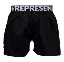 HERREN boxershorts mit elastischem Bund EXCLUSIVE MIKE - Boxershorts für Männer REPRESENT EXCLUSIVE MIKE BLACK - R8M-BOX-0708S - S