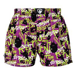 men's boxershorts with woven label EXCLUSIVE ALI - Men's boxer shorts REPRESENT EXCLUSIVE ALI DEVILS - R2M-BOX-0615S - S