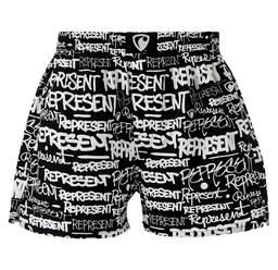 men's boxershorts with woven label EXCLUSIVE ALI - Men's boxer shorts REPRESENT EXCLUSIVE ALI COMPANY - R2M-BOX-0637S - S