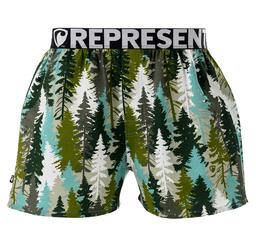 men's boxershorts with Elastic waistband EXCLUSIVE MIKE - Men's boxer shorts REPRESENT EXCLUSIVE MIKE FOREST CAMO - R2M-BOX-0747S - S