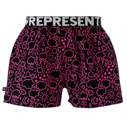 men's boxershorts with Elastic waistband EXCLUSIVE MIKE - Men's boxer shorts REPRESENT EXCLUSIVE MIKE JUST WEATHER - R2M-BOX-0733S - S