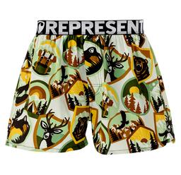 men's boxershorts with Elastic waistband EXCLUSIVE MIKE - Men's boxer shorts REPRESENT EXCLUSIVE MIKE TRAPPER - R2M-BOX-0751S - S