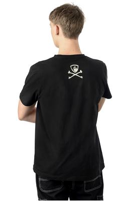 T-SHIRTS FÜR HERREN - Kurzarm T-shirt für Männer REPRESENT BLACK GLITTER - R3M-TSS-2301M - M