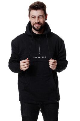 Men's sweatshirts - Men's sweatshirt hooded REPRESENT SPEAK - R9M-SWH-0801M - M