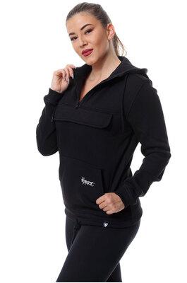 Women's sweatshirts - Women's sweatshirt hooded REPRESENT NAME TAG - R9W-SWH-0501XS - XS