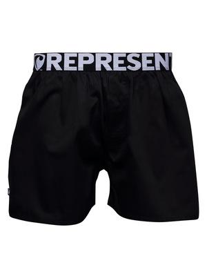 HERREN boxershorts mit elastischem Bund EXCLUSIVE MIKE - Boxershorts für Männer REPRESENT EXCLUSIVE MIKE BLACK - R8M-BOX-0708S - S