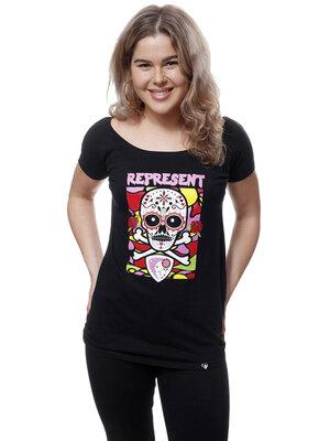 Women's T-shirts - Women's Short-sleeved shirt REPRESENT LA MUERTE - R9W-TSS-1402XS - XS