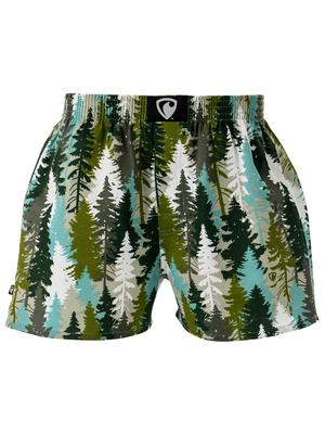 men's boxershorts with woven label EXCLUSIVE ALI - Men's boxer shorts REPRESENT EXCLUSIVE ALI FOREST CAMO - R2M-BOX-0647S - S