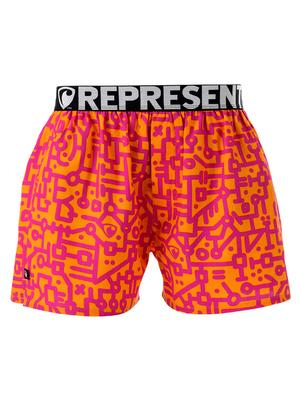 men's boxershorts with Elastic waistband EXCLUSIVE MIKE - Men's boxer shorts REPRESENT EXCLUSIVE MIKE ELECTRO MAP - R2M-BOX-0731S - S