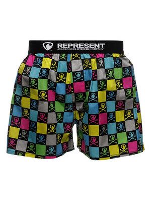 HERREN boxershorts mit elastischem Bund EXCLUSIVE MIKE - Boxershorts für Männer REPRESENT EXCLUSIVE MIKE BONES MONOSCOPE - R7M-BOX-0741S - S