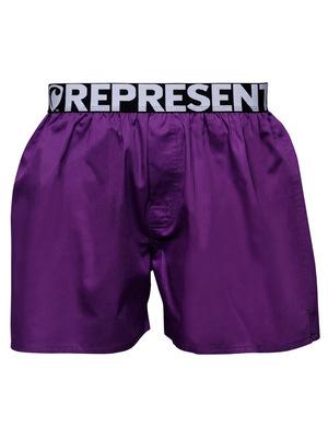 men's boxershorts with Elastic waistband EXCLUSIVE MIKE - Men's boxer shorts REPRESENT EXCLUSIVE MIKE VIOLET - R8M-BOX-0707S - S