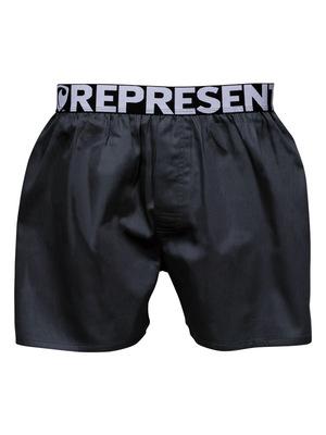 HERREN boxershorts mit elastischem Bund EXCLUSIVE MIKE - Boxershorts für Männer REPRESENT EXCLUSIVE MIKE GREY - R8M-BOX-0711S - S
