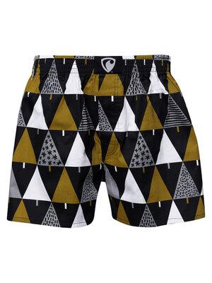 men's boxershorts with woven label EXCLUSIVE ALI - Men's boxer shorts REPRESENT EXCLUSIVE ALI BRONZE TREES - R9M-BOX-0616S - S