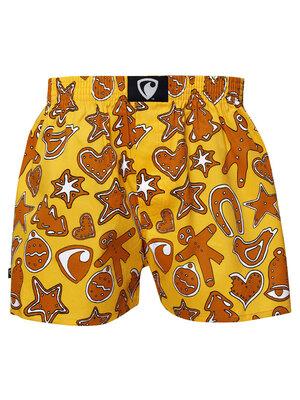 HERREN boxershorts mit eingenähtem Gummizug EXCLUSIVE ALI - Boxershorts für Männer REPRESENT EXCLUSIVE ALI GINGERBREADS - R9M-BOX-0621S - S