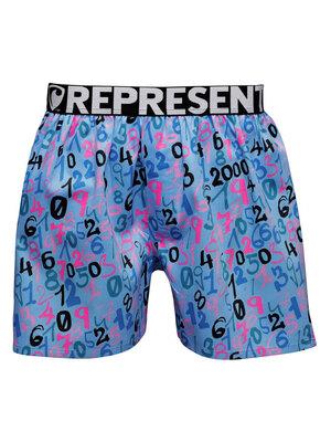 men's boxershorts with Elastic waistband EXCLUSIVE MIKE - Men's boxer shorts REPRESENT EXCLUSIVE MIKE NUMBERS - R9M-BOX-0708S - S