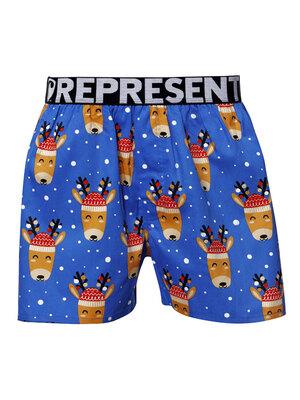 men's boxershorts with Elastic waistband EXCLUSIVE MIKE - Men's boxer shorts REPRESENT EXCLUSIVE MIKE FALLOW DEER - R9M-BOX-0717S - S