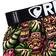 HERREN boxershorts mit elastischem Bund EXCLUSIVE MIKE - Boxershorts für Männer REPRESENT EXCLUSIVE MIKE JUNGLE DEMONS - R2M-BOX-0705S - S